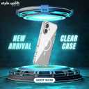 SU - iPhone 16 Magnetic Clear Case Slim Shockproof Design, Compatible with MagSafe, Wireless Charging Case - Transparent Cover, Anti Yellowing Phone Case for iPhone 16 (6.1")