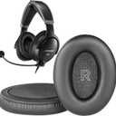 A30 Ear Pads Replacement Earpads Ear Cushion Cups Muffs Parts Cover Compatible with Bose A30 Aviation Headset. (Black)