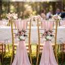 BLOSMON Dusty Pink Flower Centerpieces for Wedding: 10 Pcs, Faux Roses