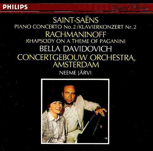 Saint-Saens: Piano Concerto No. 2; Rachmaninov: Rhapsody on a Theme of Paganini, Audio CD