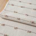 Caflife Boho Table Runner 72 Inchs Long for Modern Farmhouse Room Home Decor, Taupe and Beige Coffee Table Runner, Natural Cotton Woven with Tassels Neutral, for Kitchen Dining Table Decor