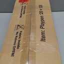 Fodoss Baby Playpen, Upgrade Playpen for Babies and Toddlers, 47x47inch Beige Play Pen for Babies with Hand Pulling Ring, Play Pen Center for Kids, Baby Fence, Kids Playards