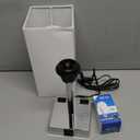 Bedside Lamp with USB Ports - Touch Control Table Lamp for Bedroom with USB C+A Charging Ports & AC Outlets, 3 Way Dimmable Nightstand Light for Living Room (LED Bulb Included, Chrome - White)