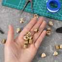 20 PCS 1/4 Pipe Plug, Hex Counter Sunk Pipe Plugs 1/4" NPT Plug Internal Hex Socket Thread Plugs Kit for Water Gas Oil Pipes