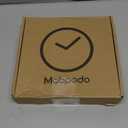 Wall Clock, 8 Inch Wall Clocks Battery Operated, Modern Non Ticking Silent Digital Analog Small Wall Clock for Bedroom Living Room Kitchen Office Gym Classroom Outdoor Clocks, Gold Blue