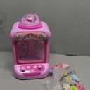 Claw Machine for Kids, Mini Vending Machine Girls Unicorn Toys, Candy Grabber Prize Dispenser with Sound & 20 Mini Plush Toys, Electronic Arcade Game Indoor Toy for Home Party Birthday Gifts