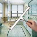 Hiware All-Purpose Shower Squeegee for Shower Doors, Bathroom, Window and Car Glass - Stainless Steel, 14 Inches