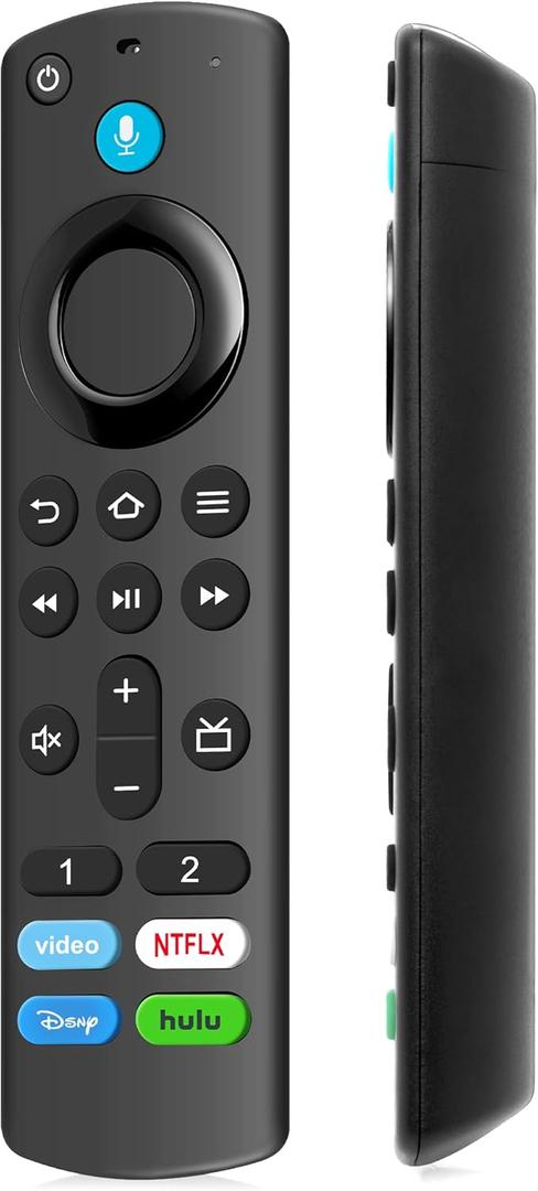 Replacement FireStick Remote for All Fire Smart TV, TV Cube(1st/2nd/3rd Gen), Stick 4K Max/4K (1st/2nd Gen), Stick (2nd/3rd Gen/Lite/HD), Smart TV 3rd Gen, for Insignia-Pioneer-TCL Series TVs