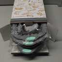 Tongjude 4 Piece Silicone Loaf Pan for Baking, Non-Stick Kitchen Oven Bread Pan, Perfect for Banana Bread, Sandwich, Pound Cake and Meatloaf, 6 Cups, Grey