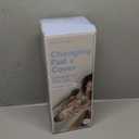 Jool Baby Changing Pad - Contoured, Waterproof & Non-Slip, Includes a Cozy, Breathable, & Washable Cover (Oatmilk/ Wave)