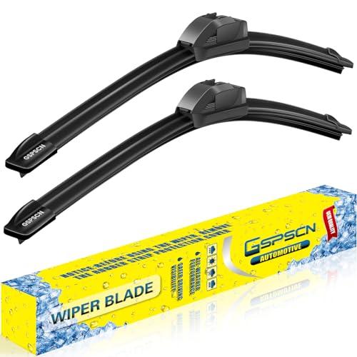GSPSCN 2 Wipers For Chevy Spark 2022-2016 /Nissan Versa 2019-2012 /Fiat 500 2019-2009 /Mazda 2 2014-2011 Original Equipment Windshield Wiper Blades Set 24"+14"