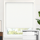 LazBlinds No Drill Cordless Cellular Shades, 34" W × 36" H and 38.5" W x 48" H, White Light Filtering Honeycomb Shades Thermal Insulation Noise Reduction Glare Control Blinds for Windows