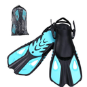 Snorkel Set Adult, Panoramic Diving Anti-Fog and Leak-Proof Snorkeling Equipment, Dry Top Snorkel Mask Snorkel Fins Combo Set with Travel Bag for Snorkeling, Diving, Swimming