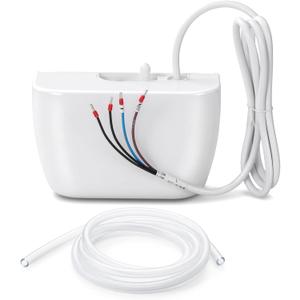 Mini Split Condensate Pump, Ultra Quiet <20 dB, Automatic Drain for Residential & Light Commercial HVAC Systems and Dehumidifiers, 65 FT Lift, 40 L/H, 110-240V, Compact Wall-Mounted, ETL Certified