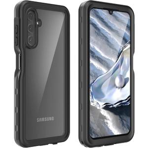 Compatible with Samsung Galaxy A14 5G Waterproof Case, Outdoor Sports IP68 Waterproof Dustproof Snowproof Underwater Full Body Case with Screen Protector Shockproof Case (Black)