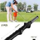 2Pcs Right Hand Golf Grip Trainer | Golf Swing Trainer RH for Improving Hand Positioning | Lightweight Molded Anti-Slip Wrist Trainer for Adults Men Women Beginners