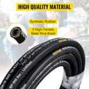 Vevor EN 853 2 SN DN 19 SAE 100 R2AT 3/4" WP 215 Bar 65.6 Ft