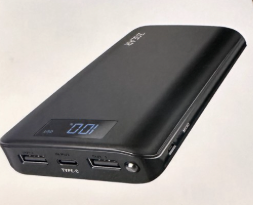 ZGEAR 20,000 mAh High Capacity Power Bank With LCD Display