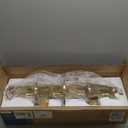 29.5 inch Modern Wall Sconce Contemporary Crystal Wall Sconce 5-Light Gold Bathroom Light Fixtures for Bedroom Hallway Living Room