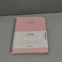 Forvencer 2026 Planner, Hardcover Calendar Planner Weekly and Monthly, Jan 2026 - Dec 2026, 8.5" x 11", Spiral Daily Organizer for Home School, Pink