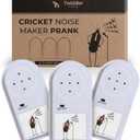 Twiddler Toys 3 Pack Cricket Noise Maker Prank – Hidden Annoying Chirp Sounds – Funny Gag April Fools Office Prank