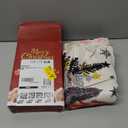 Artscope Christmas Throw Pillow Covers 18x18 Inch Set of 4, Let It Snow Snowflakes Truck Winter Christmas Decoration Pillow Cases for Home Sofa Couch Decor-Pink