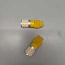 PHINLION 3157 LED Bulb Amber Yellow, Super Bright 3156 4157 3757 3457A LED Blinker Bulbs for Rear Front Turn Signal Parking DRL Side Marker Lights, Non-polarity, Pack of 2