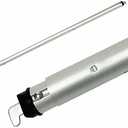 Portable Pipe and Drape Heavy Duty Backdrop Stand, ADJ Metal Frame and Heavy Metal Base for Wedding, Birthday Party, Photography Backdrop (1*Cross Bar 4-7FT)