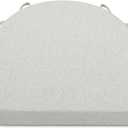 Shinnwa Kitchen Chair Cushions, Non-Slip Dining Chair Cushions with Ties and Machine Washable Cover, 17 x 16.5 x 2in, Off White