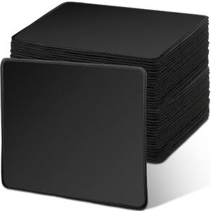 Yexiya 40 Pieces Mouse Pad with Stitched Edged Mouse Pad with Non Slip Rubber Base Washable Mousepads for Employee Office 10.23 x 8.26 Inch Yexiya 40 Pieces Mouse Pad with Stitched Edged Mouse Pad with Non Slip Rubber Base Washable Mousepads for Employee Office 10.23 x 8.26 Inch