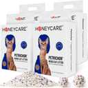 HONEY CARE Petrichor Mix Cat Litter I Tofu Cat Litter I Nature Plant-Based Pellets and Bentonite Sustainable I Low-Dust Qucik Clumping Superior Odor Control, 24-lbs Value Pack (6 lbs x 4)