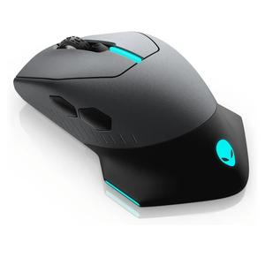 Alienware Wired/Wireless Gaming Mouse AW610M - 16000 DPI Optical Sensor, 350 Hour Rechargeable Battery, 7 Buttons, 3-ZONE 16.8m AlienFX RGB Lighting, Ergonomic - Dark Side of the Moon