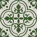 Alow Peel and Stick Floor Tile Waterproof,11.8inX11.8in Peel and Stick Flooring,Vinyl Flooring Suit for Kitchen,Bedroom and More(20pcs,Green) (Green/White)