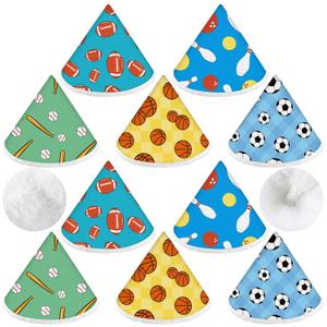 Timgle 10 Pcs Coral Velvet Pee Covers Baby Boy, Strong Water Absorption Pee Shield for Baby Boy, Reusable Diaper Changing Accessory for Boys Newborn Gift (Ball)