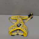 Dog Harness and Leash Set, Adjustable Dog Harness, Dog Leash, No Pull No Choke Puppy Harnesses for Walking Training for Small, Medium, Large Pet (Lemon, S(Chest 13-19", Neck 9.5-13.1"))