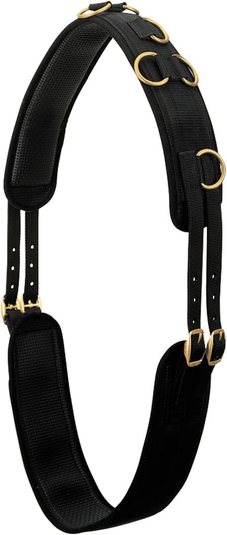 Weaver Leather Neoprene Surcingle Black,Lime