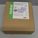 Haakaa Silicone Microwave Steamer & Steriliser Bag,70oz/2000ml Large Capacity Reusable Steaming Bags for Baby Bottles,Breast Pump/Accessories/Pacifiers/Teethers,Great for Home&On-The-Go,Pineapple/2PCS