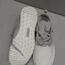 TRUE Linkswear Men's Lux G Waterproof Spikeless Coated Mesh Golf Shoes, Grey - 9