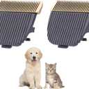Dog Hair Clipper Blade Professional Pet Clippers Replacement Blades Cat Dog Accessory for Baorun P2/P3 (One Size, 2pcs)