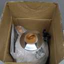 Evoloop 1.7L Electric Kettles, BPA Free Tea Kettle, Hot Water Boiler Heater, Stainless Steel Teapot, Auto Shut-Off & Boil-Dry Protection, 120V/1500W (Glossy cream)