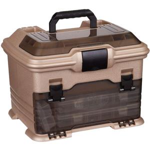 Flambeau Outdoors T4 Smoke Multiloader, Portable Fishing & Tackle Storage Box, Gold/Black