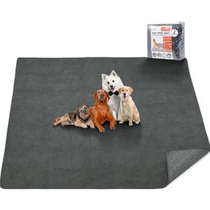Washable Pee Pads for Dogs, 48x60 Reusable Whelping Pads, Absorb Dog Mats Non-Slip Puppy Training Pads for Whelping, Potty, Training, Playpen, Crate (48"x60"-2PACK)
