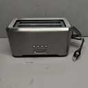Breville BTA730XL Stainless Steel Long Slot Toaster"The Bit More" 4-Slice Toast