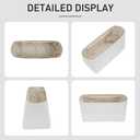 Lightweight Purse Organizer Insert Compatible with Coach City 30 Tote Bags, Zipper Bag Organizer with Cup Holder, 9 Pockets Handbag Stroage Travel Dividers,White-Beige/Medium