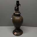 Antique Brown Table Lamp Base with Light Socket, 18"