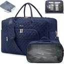 LOVEVOOK Travel Duffle Bag - Women's Weekender Carry On Overnight Laptop & Gym Bag With Toiletry/Shoe Pocket, Hospital Labor Bag