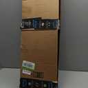 OLV Black Industrial Curtain Rods for Windows 66 to 120 Inch(5.5 to 10 Feet), 1 Inch Diameter Blackout Wrap Around Adjustable Heavy Duty Window Drapery Rods, Indoor and Outdoor