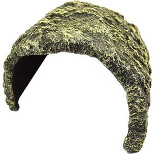 OMEM Resin Reptile Hideout: Extra Large Simulation Rock Cave for Ball Pythons, Lizards, Large Reptile Evasion -Aquarium Turtle Fish Tank Landscaping
