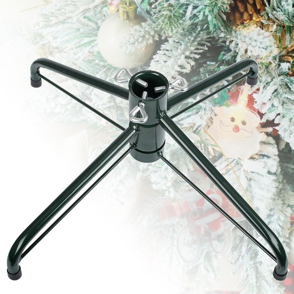 Christmas Tree Stand, Folding Xmas Tree Stand Metal Christmas Tree Stand for Artificial Tree Folding Stand,Christmas Tree Base, Fits 0.5-1.25 Inch Pole