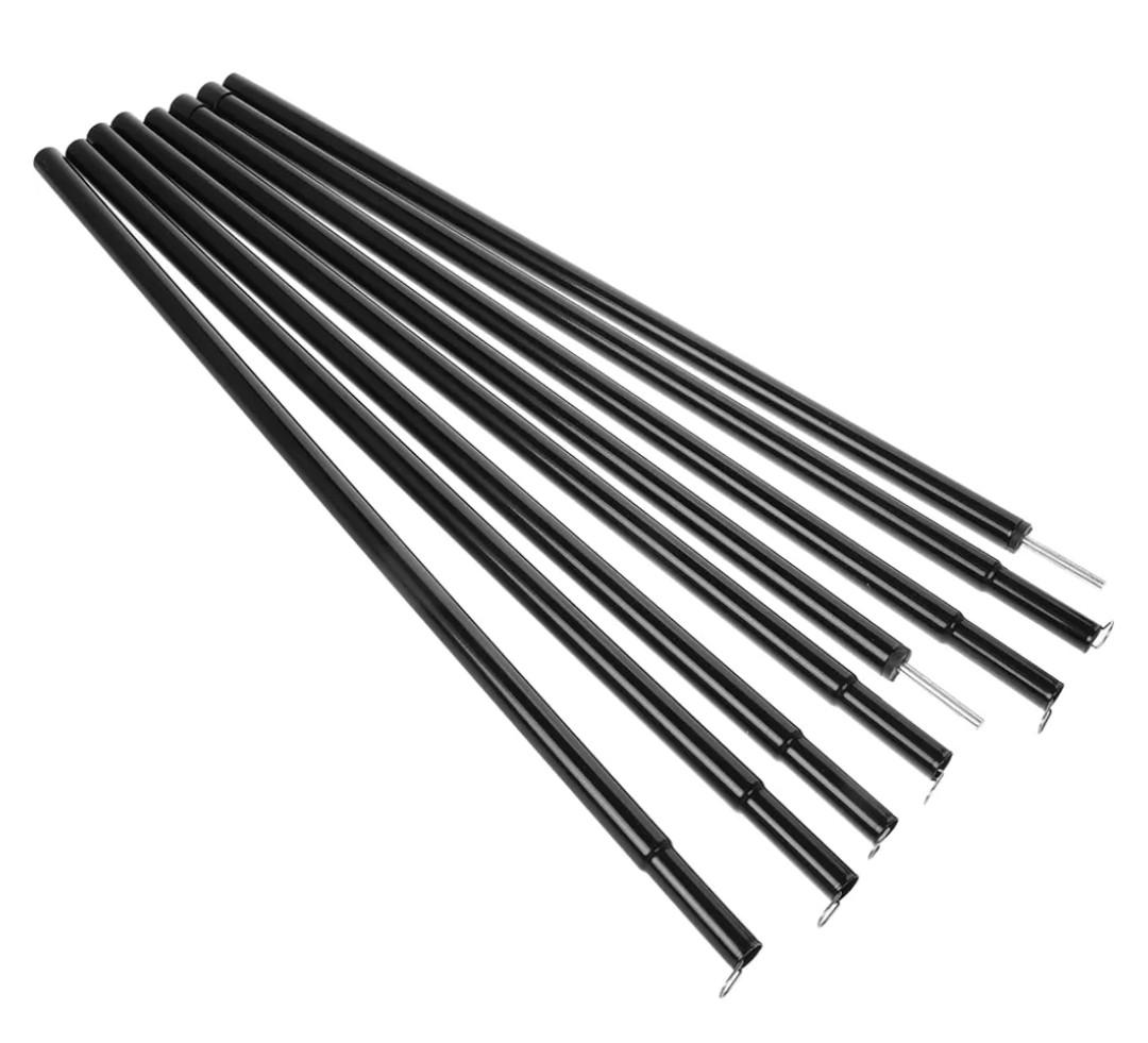 VANZACK 1set Tent Poles Set High Sturdy Replacement Rods for Camping Lightweight Canopy Support for Outdoor Activities for Tarp Shelters and Hiking